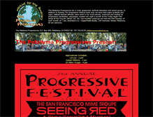 Tablet Screenshot of progressivefestival.org